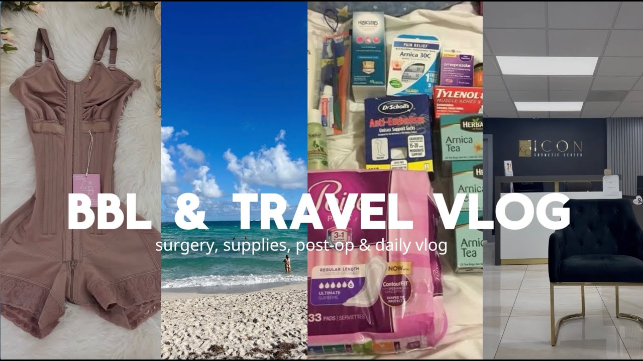 BBL VLOG | SURGERY, POST-OP AND TRAVEL VLOG