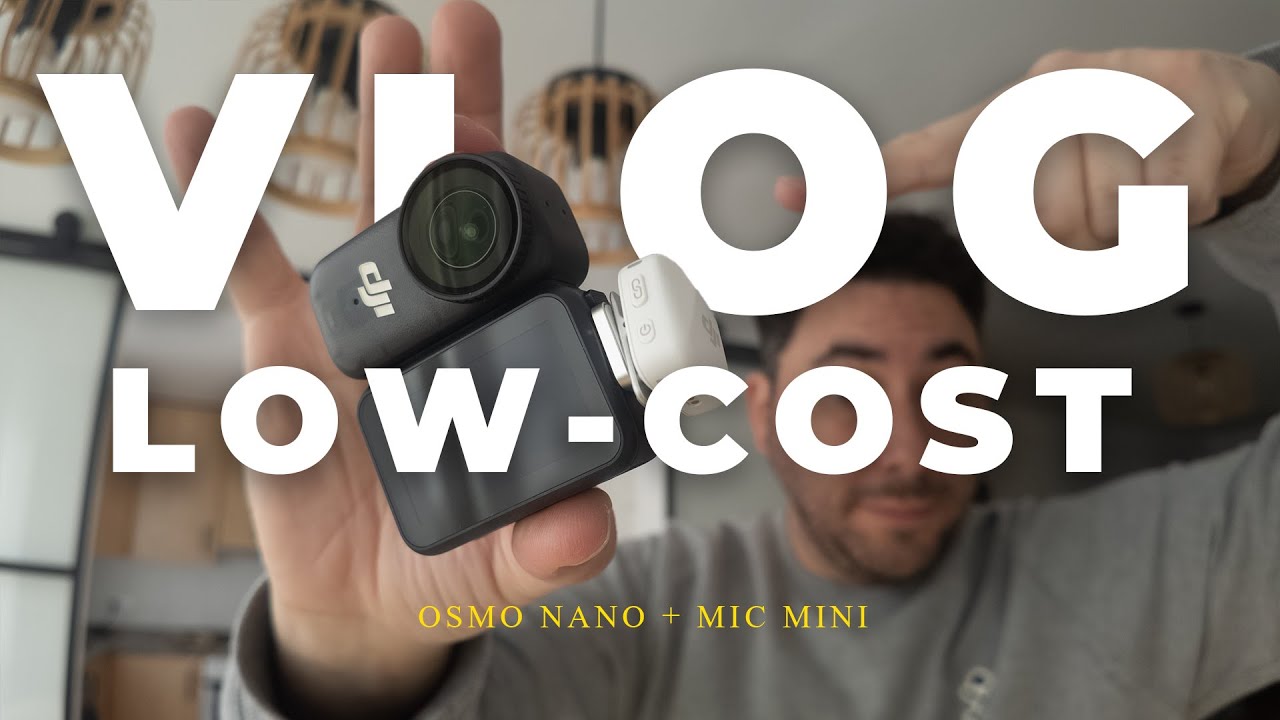Hacer VLOG sin gastar mucho dinero con DJI OSMO NANO y DJI MIC MINI