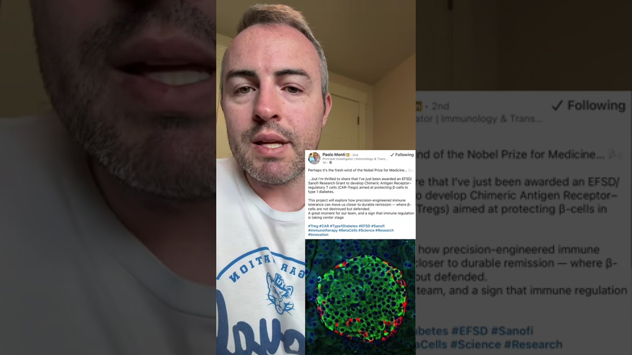 Using Cancer tech to try to cure Type 1 Diabetes