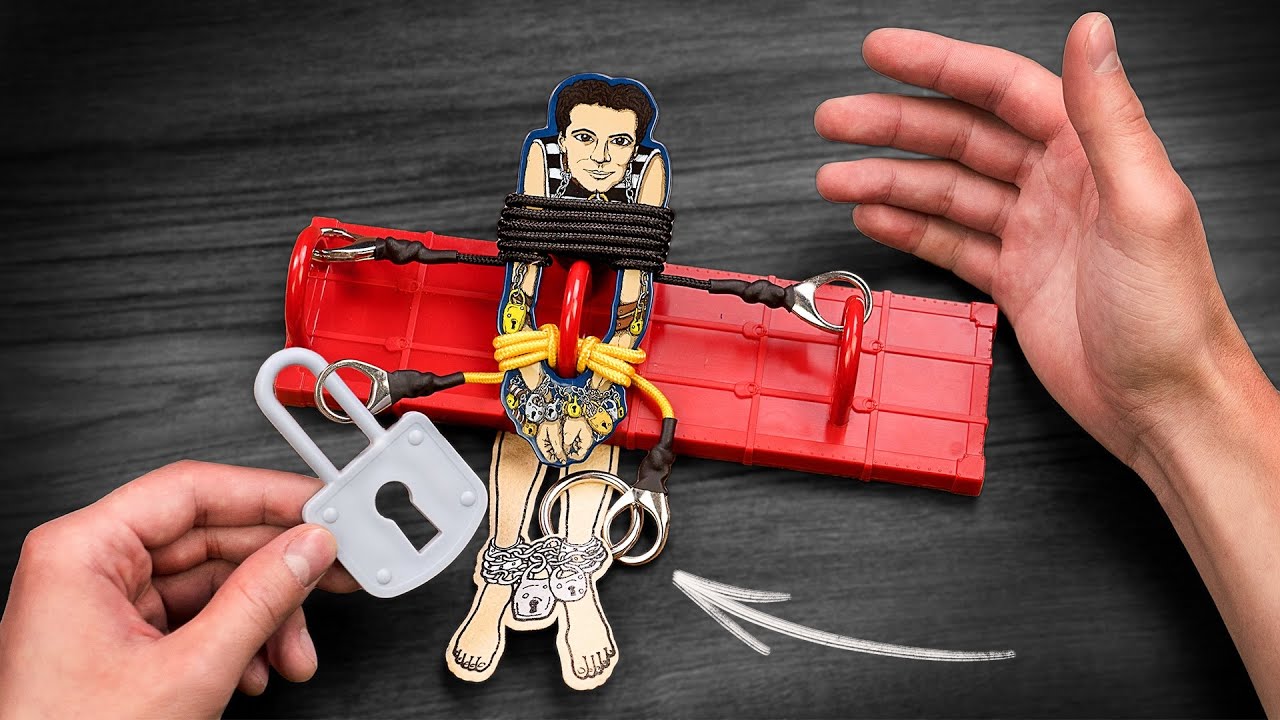 Развяжи узлы чтобы освободить Гудини