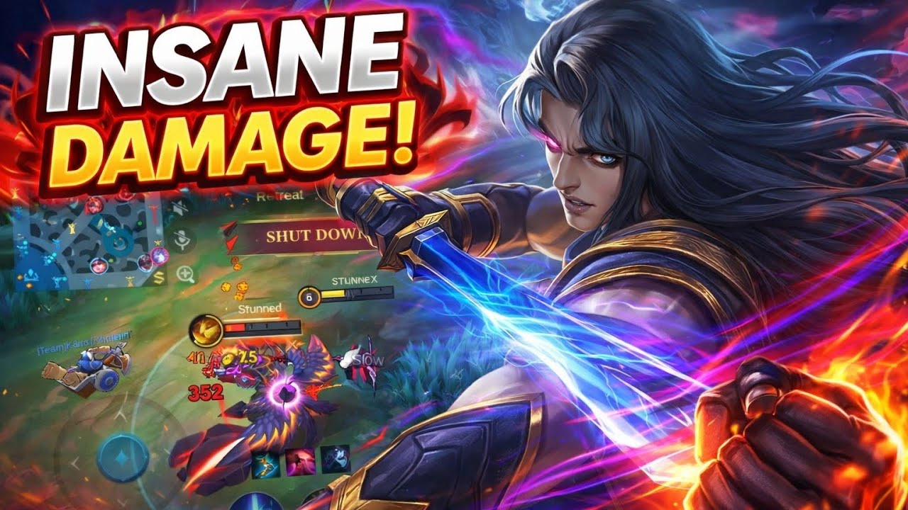 AGRESSIVE ARLOTT GAMEPLAY IN MOBILE LAGEND | HINDI COMMENTRY |