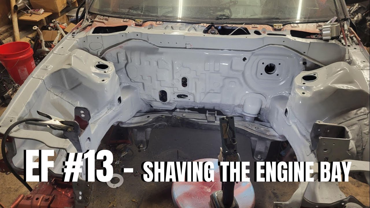 SHAVING THE ENGINE BAY | EF Hatch K-Swap Pt. 13
