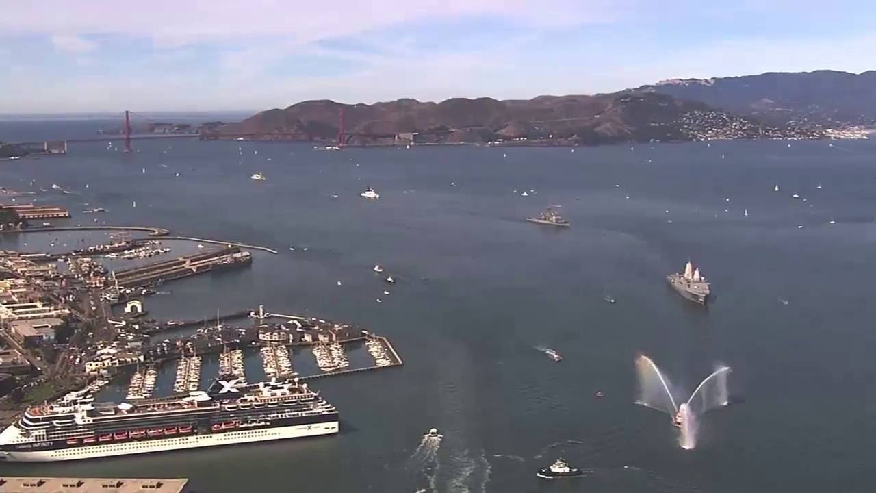 TIMELAPSE VIDEO: Watch Fleet Week's Parade of Ships cross SF Bay