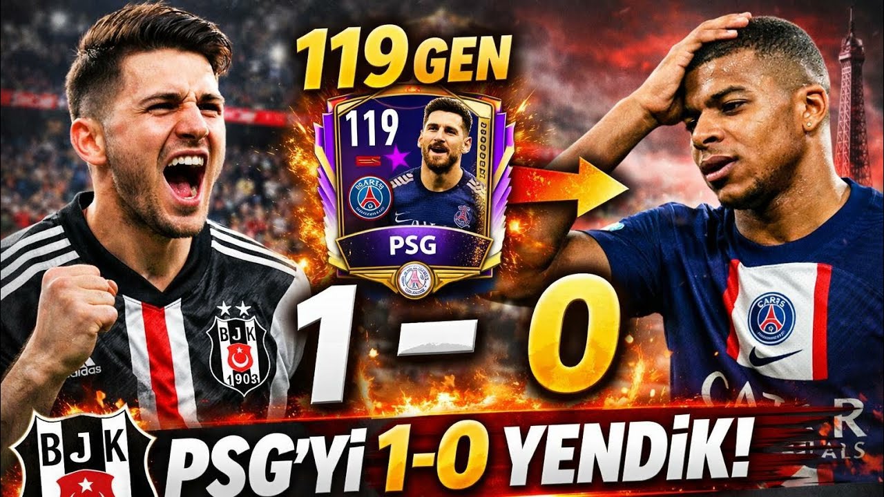 PSG ŞOKTA! 119 GEN Takımı 1-0 Yendik 🔥