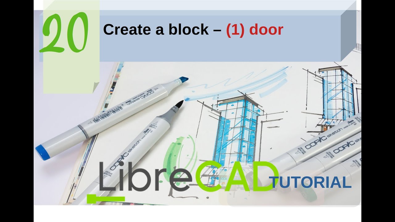 How to Create a Block - Librecad Tutorial