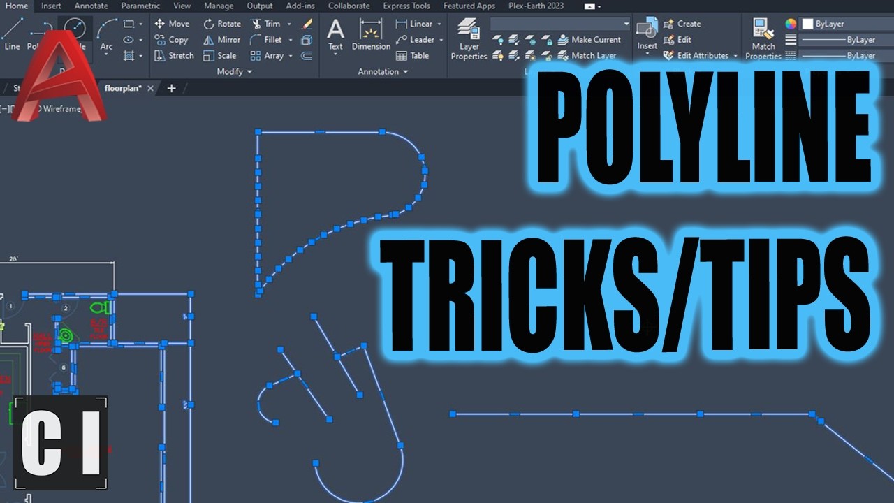 AutoCAD How to Split a Polyine! Break at Points, Equal Segments, Split & More!