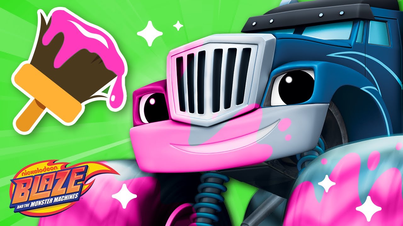Makeover Machines #3 w/ Blaze & Crusher! | Blaze and the Monster Machines