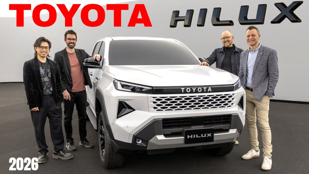Представлен Toyota Hilux 2026 года: первая электрическая модель и масштабное обновление дизельног...