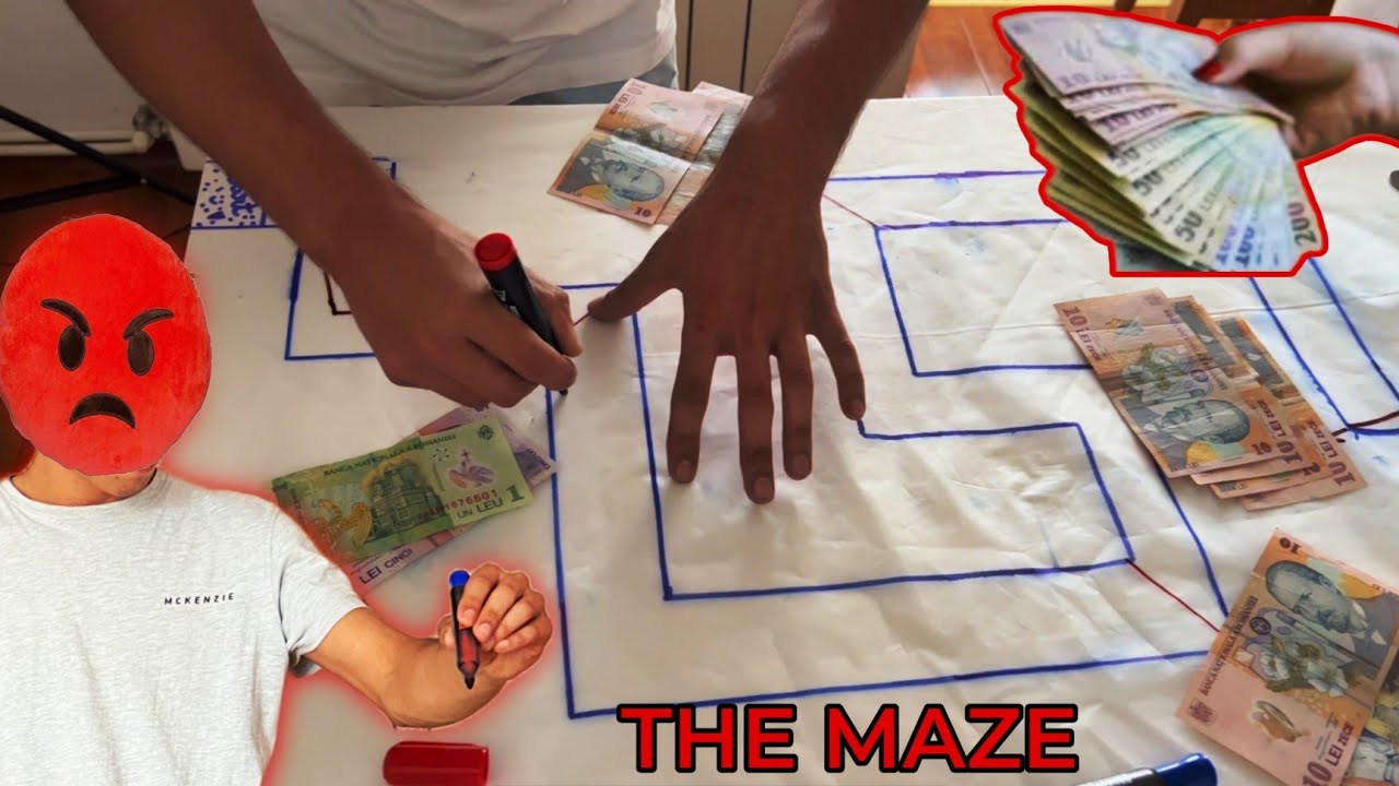 THE MAZE CHALLENGE ! ce ma enervat 🤬🤬