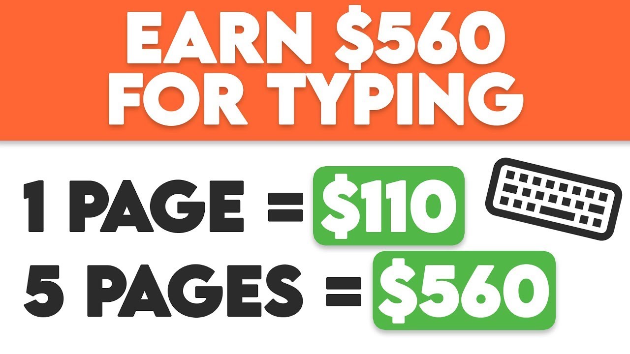 Earn $560/Day Typing Names For FREE (NEW Make Money Online)