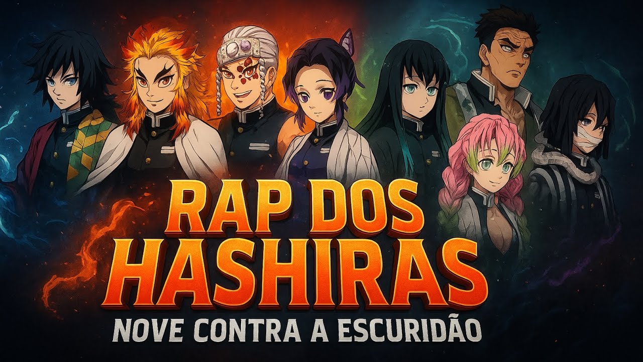 Rap dos Hashiras – Nove Contra a Escuridão | Demon Slayer | O Som Supremo dos 9 Pilares! ⚔️🔥