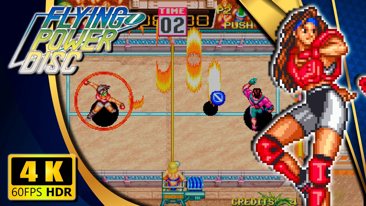 Flying Power Disc (Neo Geo AES) 【Longplay】