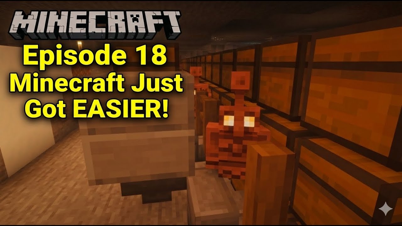 I Built a Copper Golem SORTING SYSTEM in Minecraft! | Minecraft Survival Let's Play | Episode 18