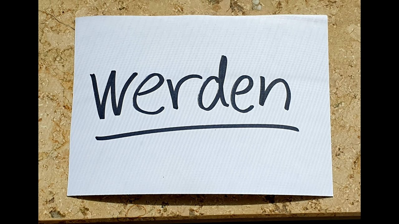 Das Verb #werden