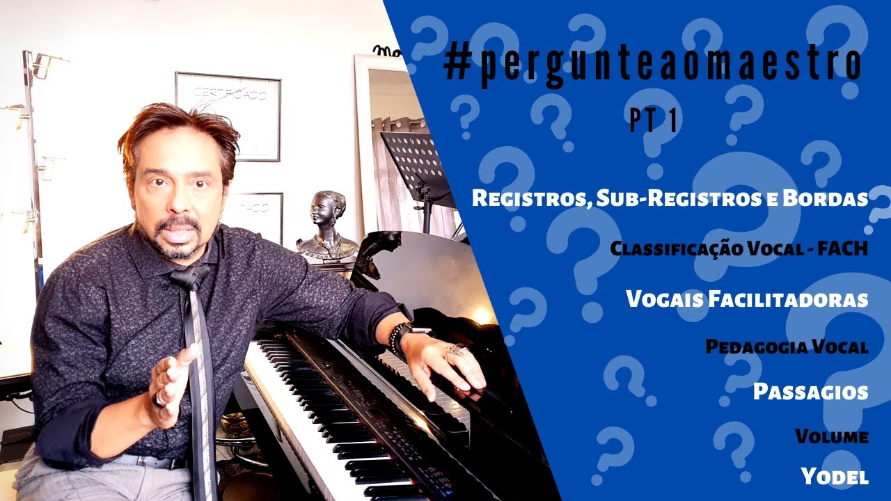 EP 02 #PergunteaoMaestro - Pt1: Yodel, Classificacao Vocal, Straight Tone, Mix Voice, Volume, Bordas