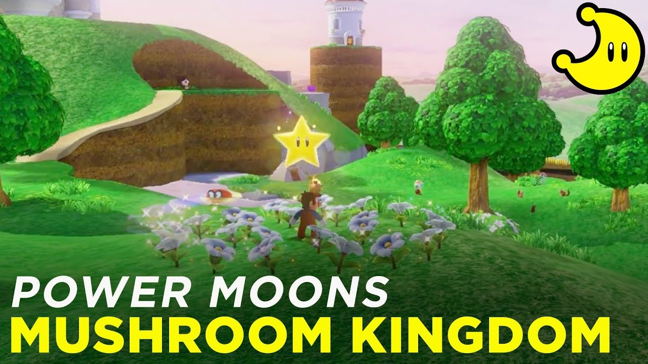 Super Mario Odyssey Guide: How to find all Mushroom Kingdom power moons