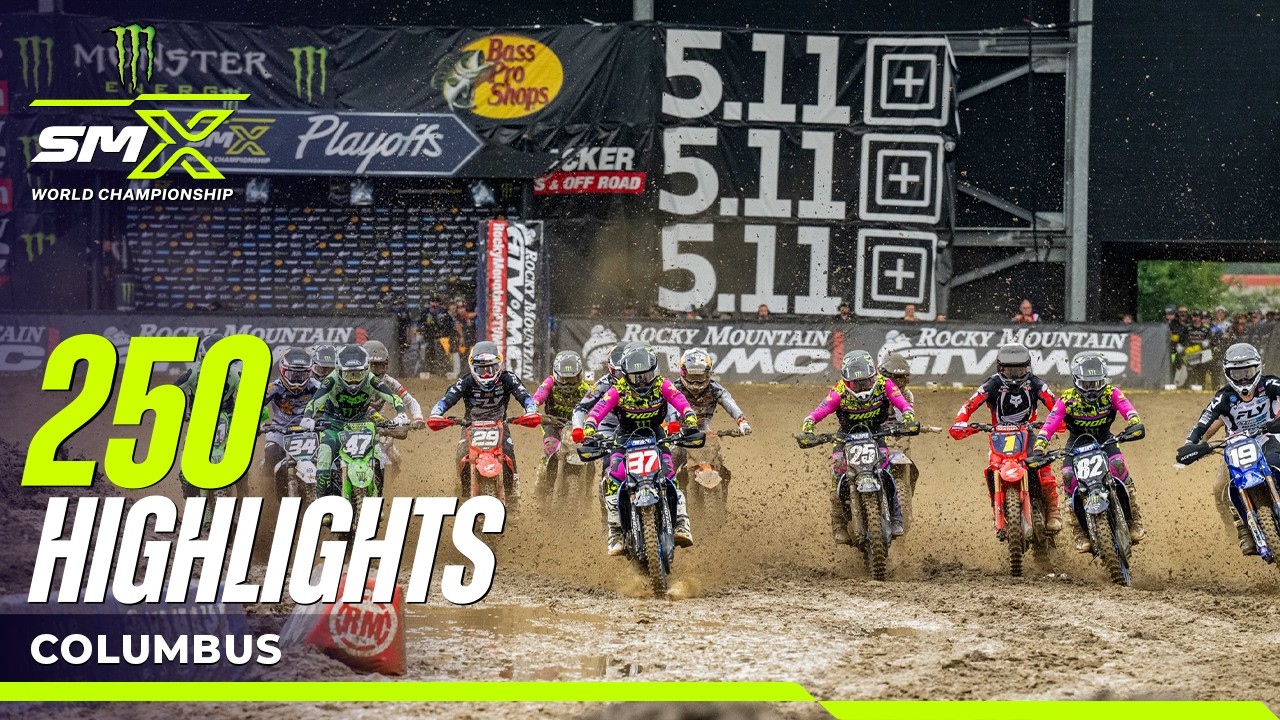 Najciekawsze momenty klasy 250 | SMX Playoff 1 | Columbus, Ohio