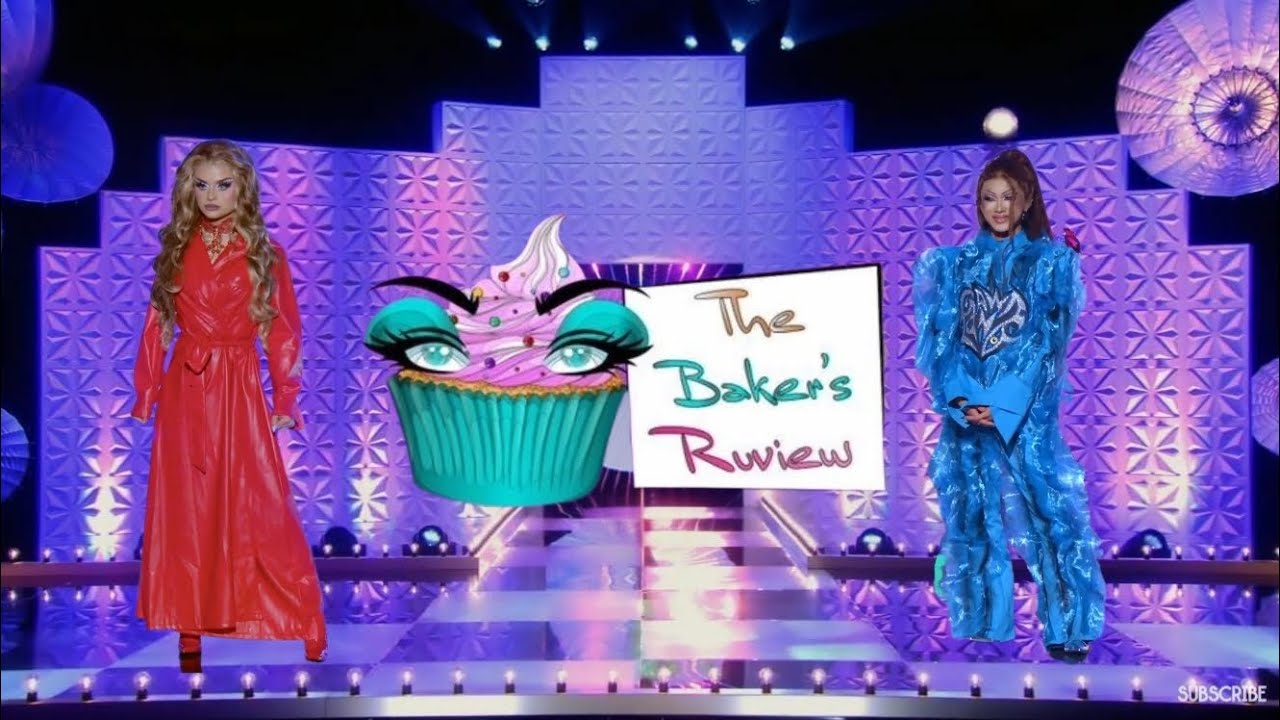 The Baker's Ruview- runway ranking -UKVTW S3 EP1. #thebakersruview #ukvtw #dragraceuk 