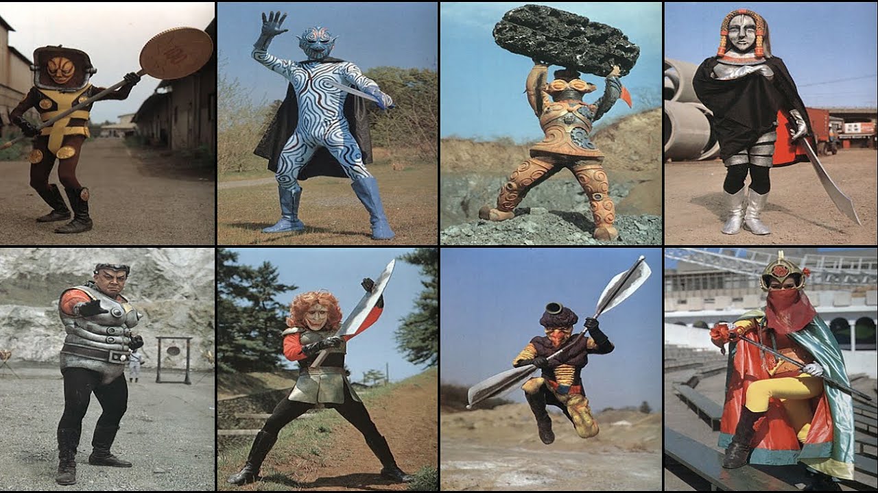 All Battle Fever J Monsters/Villains