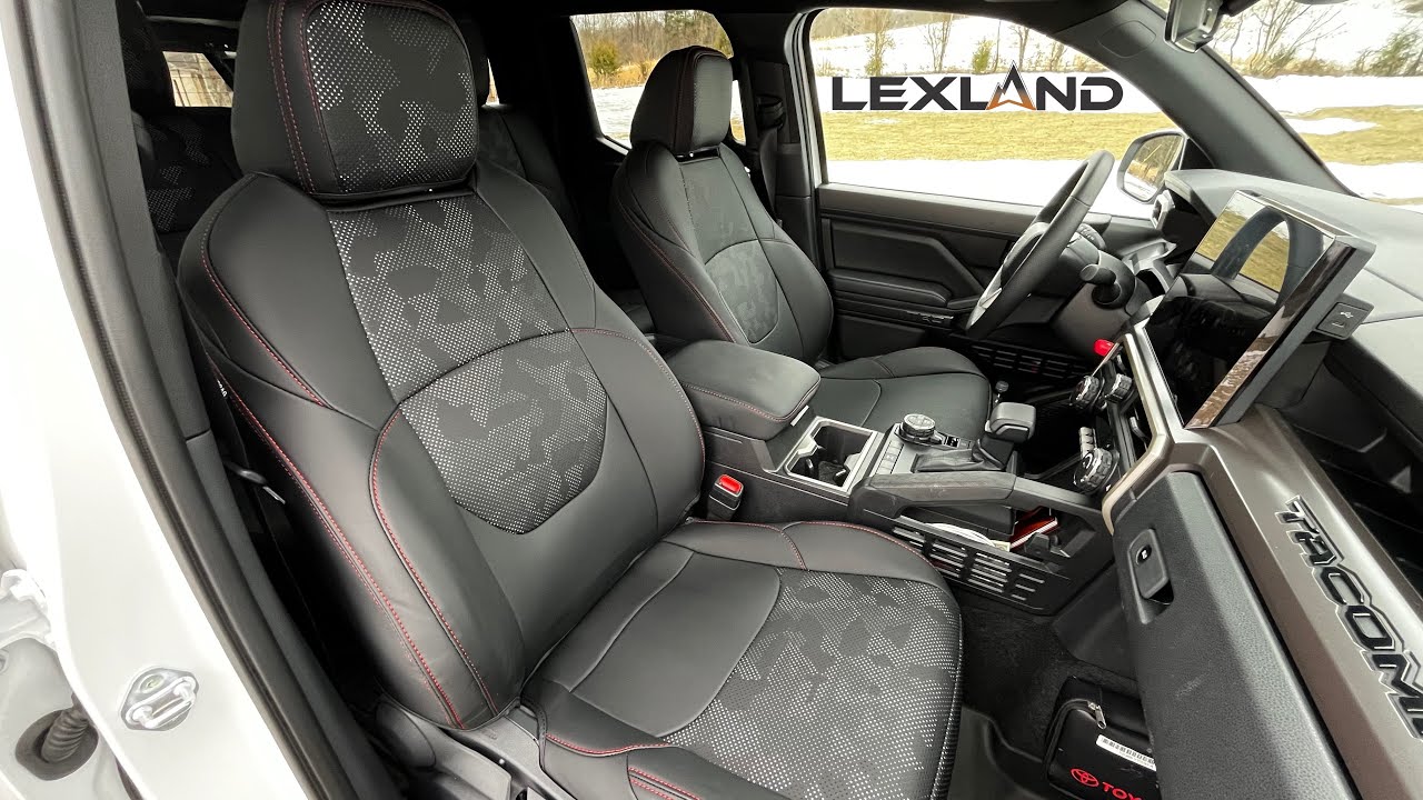 Чехлы на сиденья MUST HAVE для Tacoma/4Runner от Lexland — полная установка и обзор.