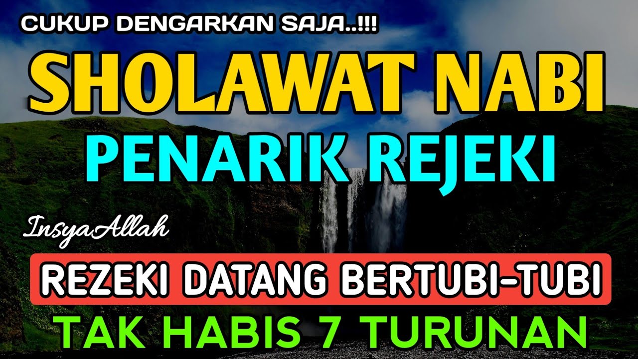 PUTAR WALAU SEBENTAR ‼️ SHOLAWAT JIBRIL PENGABUL HAJAT, MENDATANGKAN REZEKI, PENGHAPUS DOSA