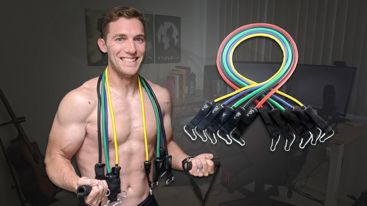 U-POWEX Resistance Bands Review - 5 Band Set to Build Muscle & Burn Fat at Home | GamerBody