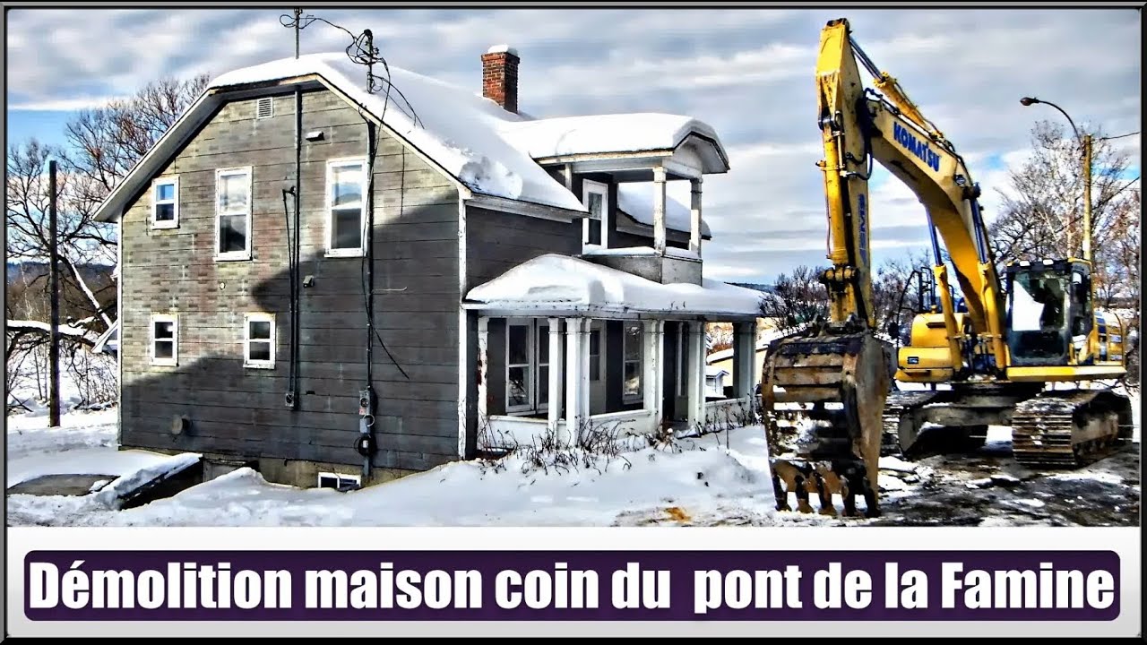 Démolitions maisons coin de la Famine.(Hier à Aujourd`hui)