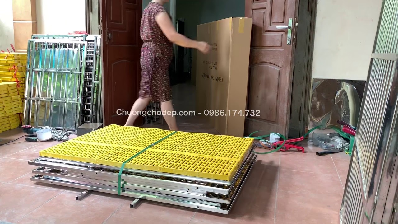 Quy trình kiểm tra chuồng chó và ship COD. 100% yên tâm khi mua hàng