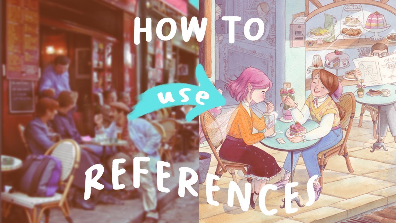 ✦ how to correctly use REFERENCES for your art ✦