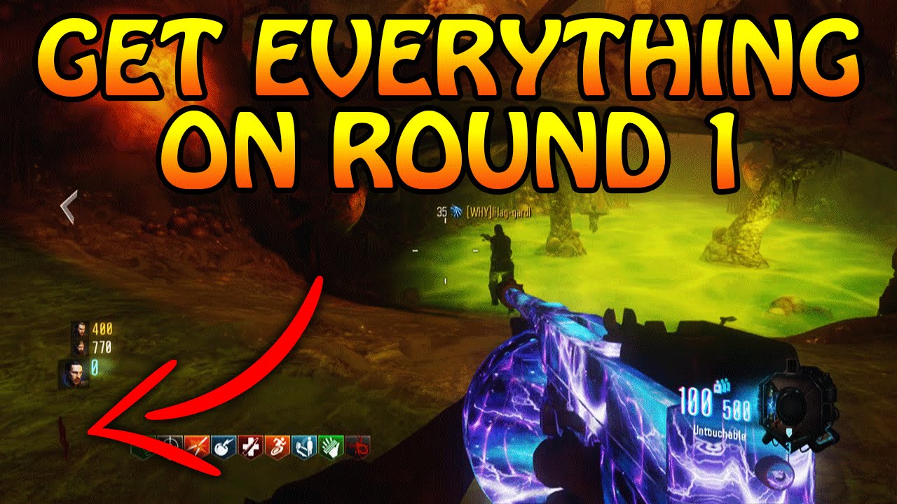 REVELATIONS - HOW TO UNLOCK EVERYTHING ON ROUND 1! (Shield, PaP, Gate Keeper, All Perks)