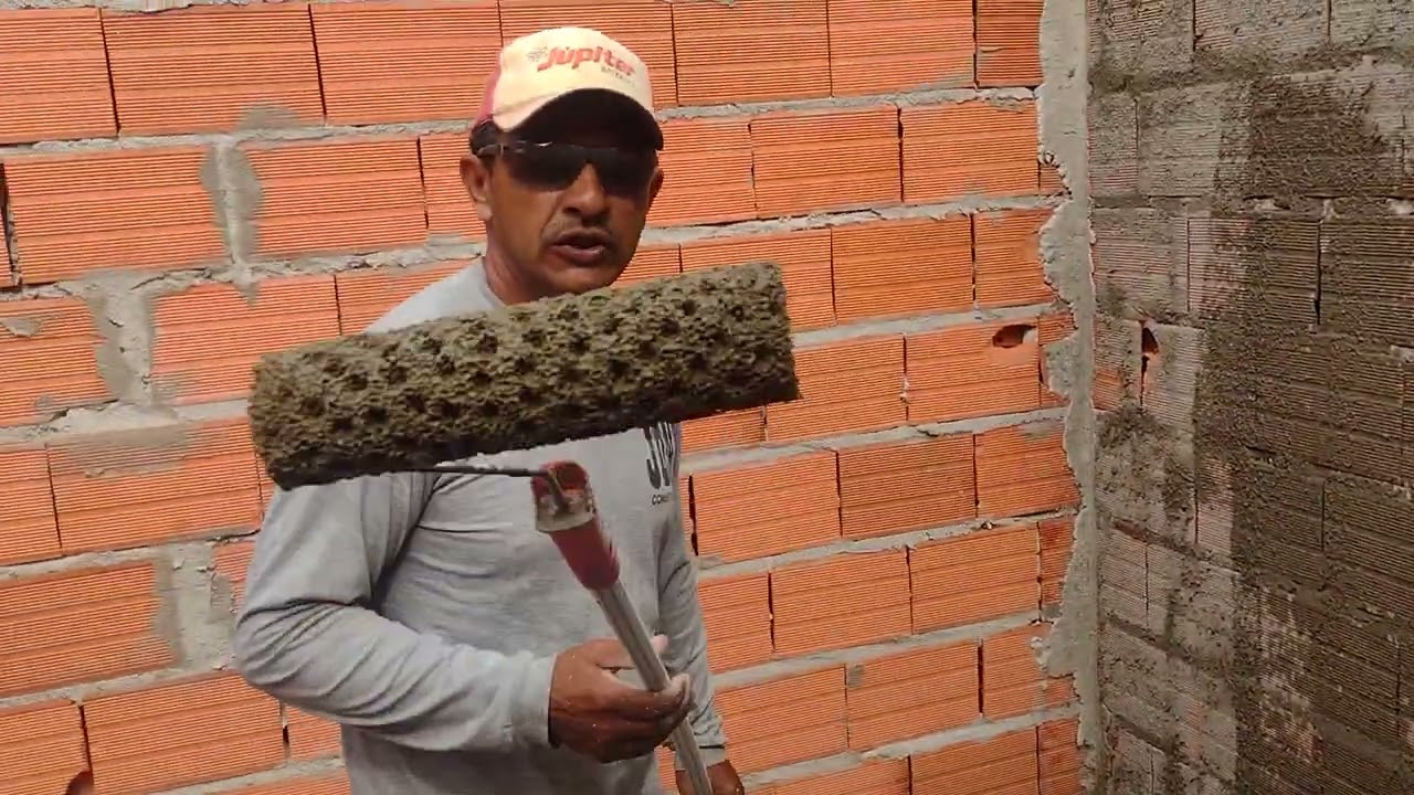 como chapiscar com rolo passo a passo