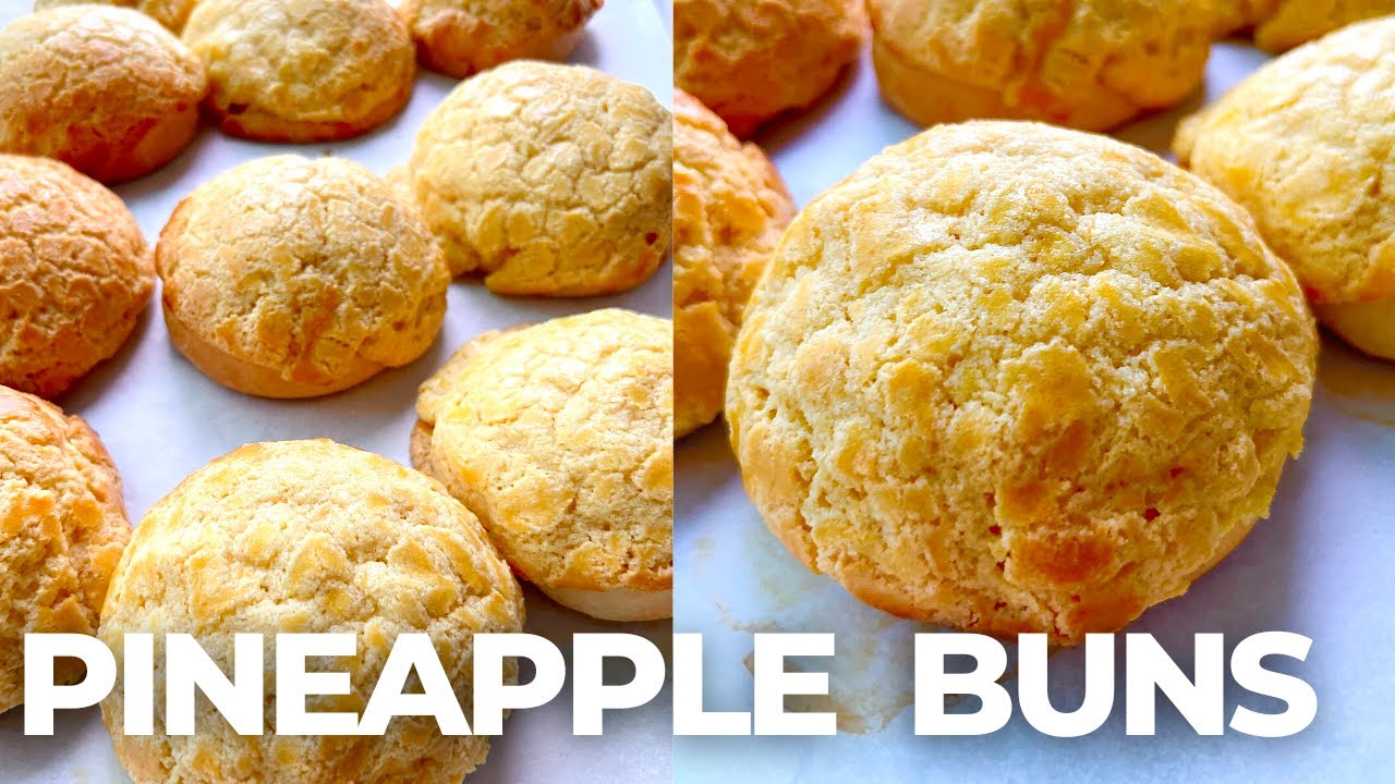 Cantonese Pineapple Bun Recipe 菠蘿包 (Bolo Bao)🍍