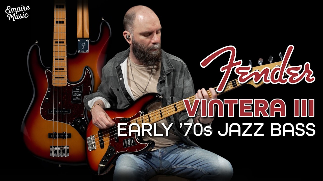 ПЕРВЫЙ ВЗГЛЯД | Fender Vintera III Jazz Bass начала 70-х