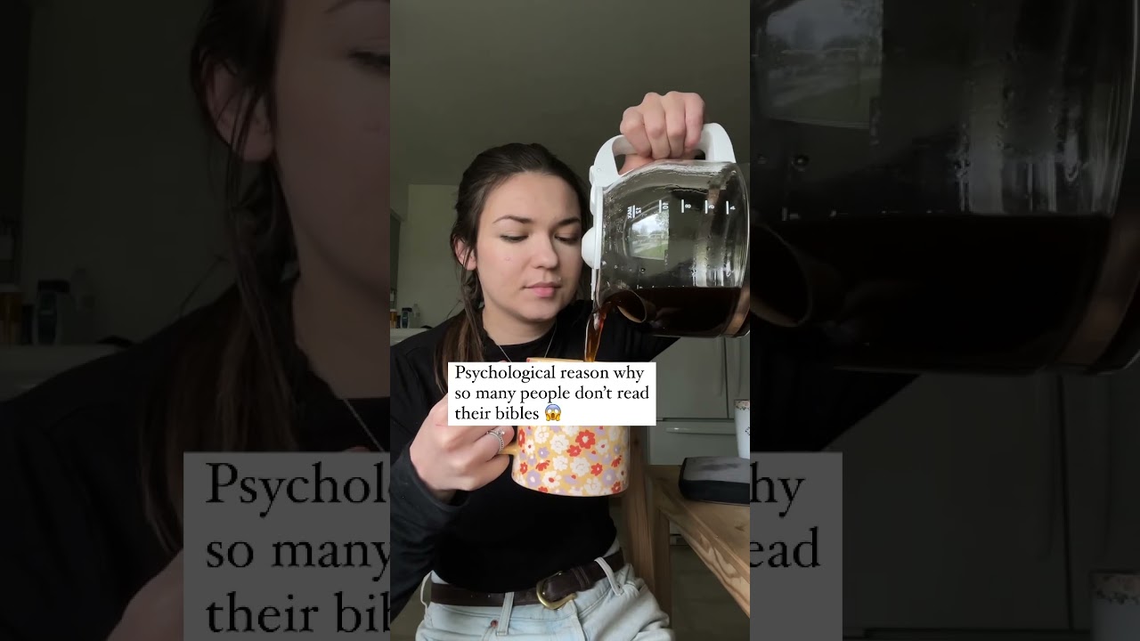 Psychological reason why you might not be reading your Bible… 