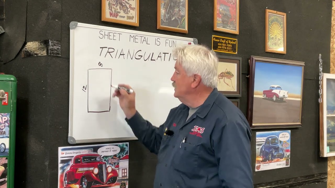 Sheet Metal is Fun! Introduction to Triangulation.  Part 1: layout for Square to Round.