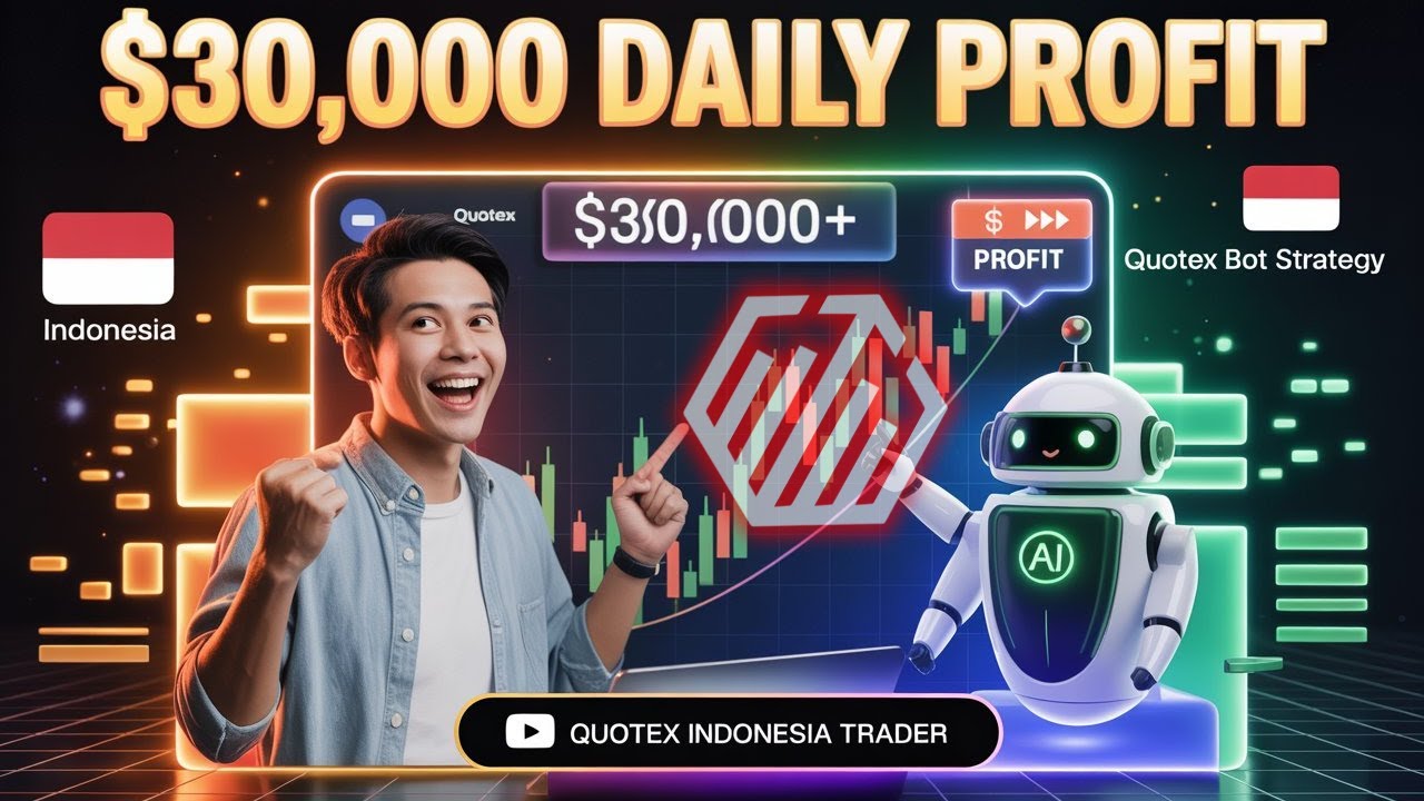 Quotex $30,000 Daily Profit Strategy | Quotex Indonesia Trader | Quotex bot