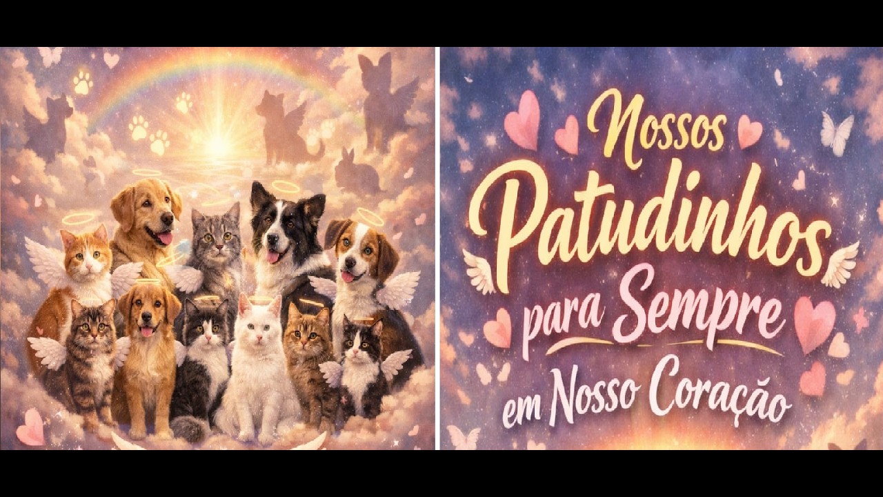 Patudinhos do Coração – Homenagem a Todos os Animais Amados e Lembrados