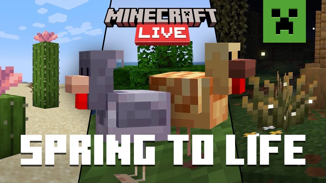 Minecraft LIVE &ndash; March 2025: SPRING TO LIFE