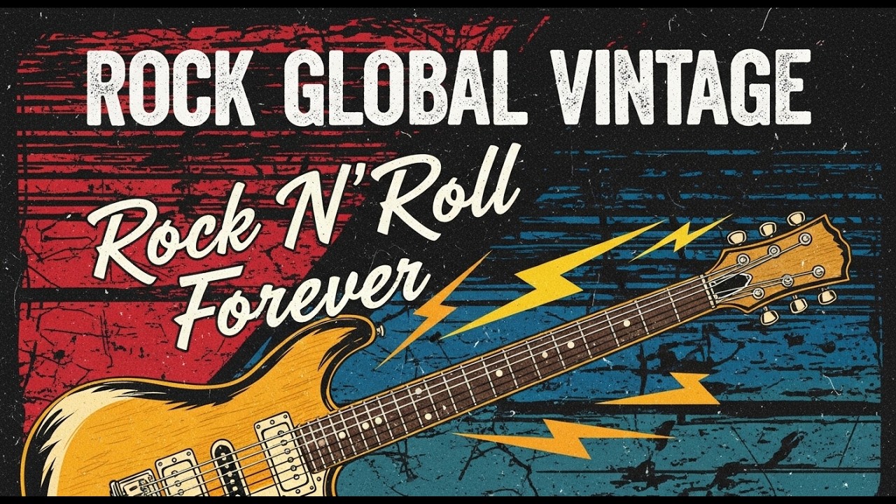 Best Rock Global Vintage 🤘 Rock N Roll Forever 🔥 Retro 1980s Style Rock