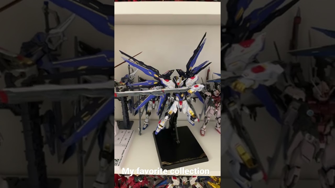 Metal build gundam. Strike, Freedom, Strike Freedom