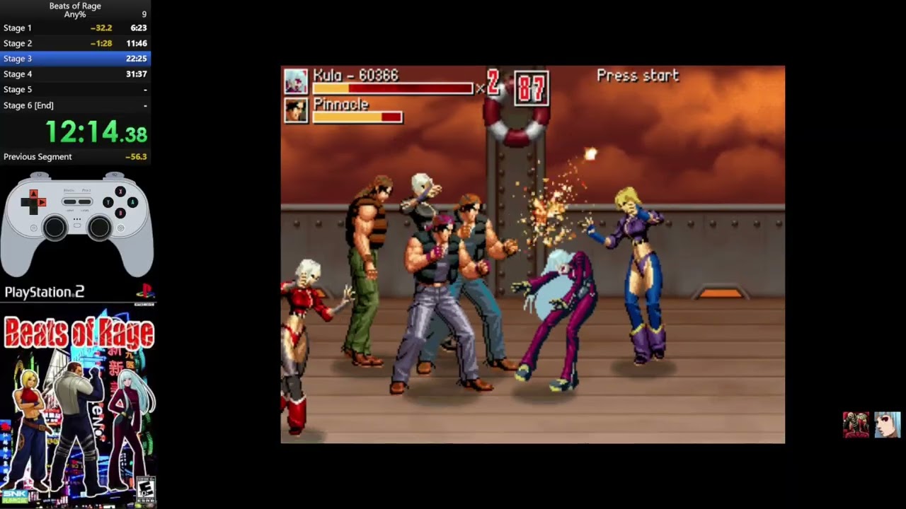 Trying out [Beats of Rage] Normal difficulty