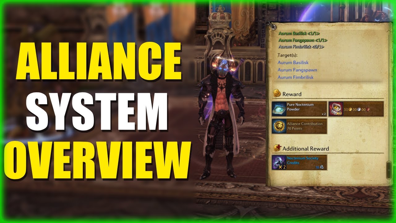 TERA Classic Alliance System Guide