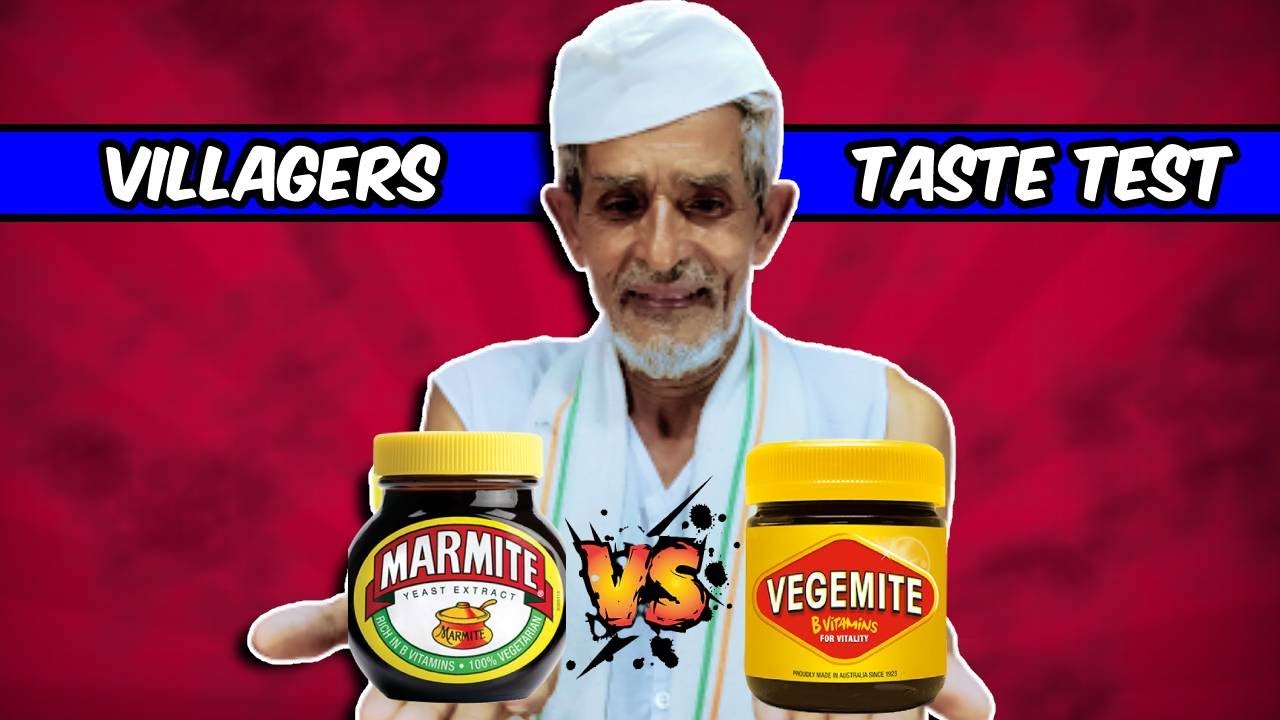 Villagers Try Marmite Vs Vegemite ! Tribal People Try Marmite Vs Vegemite