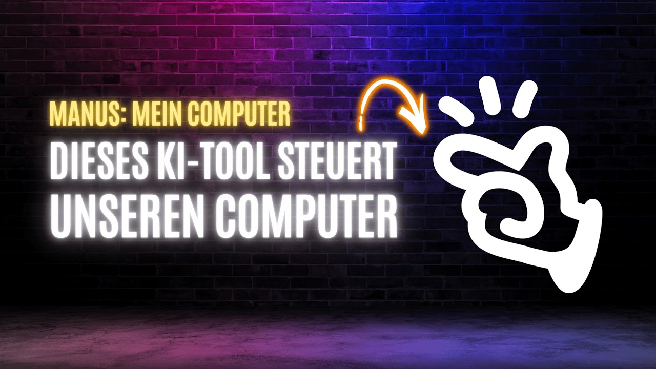 Ein Prompt = Eigene App! So steuert diese KI deinen Rechner (Manus Mein Computer Tutorial)
