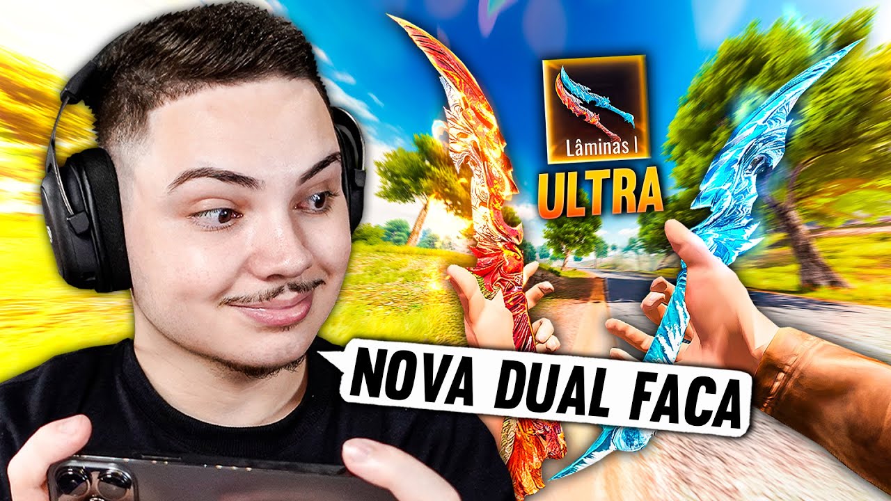 *NOVA FACA DUPLA* de Fogo e Gelo no BLOOD STRIKE 🔥🧊 ( Lâminas Duplas - Reanimação Congelada)