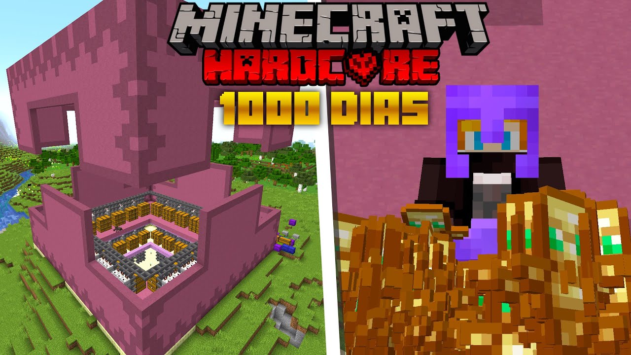 SOBREVIV&Iacute; 1000 D&Iacute;AS en Minecraft Hardcore [PELICULA COMPLETA]
