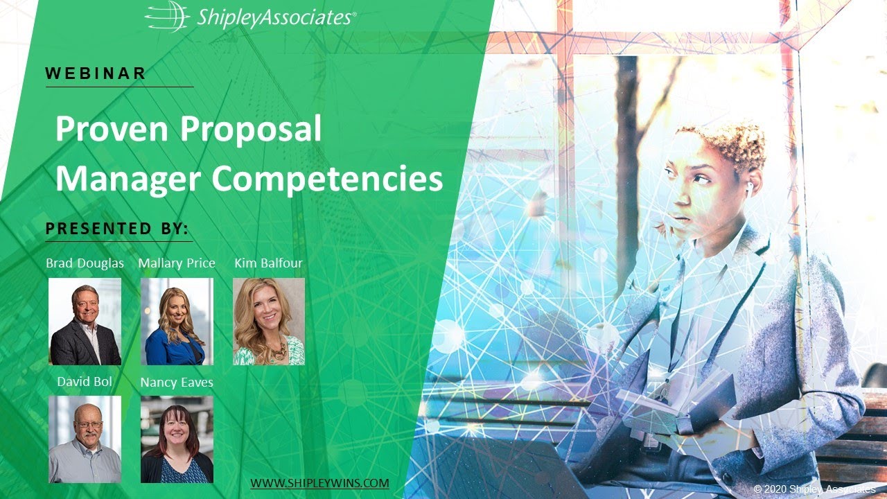 March 17, 2021 Proven Proposal Manager Competencies