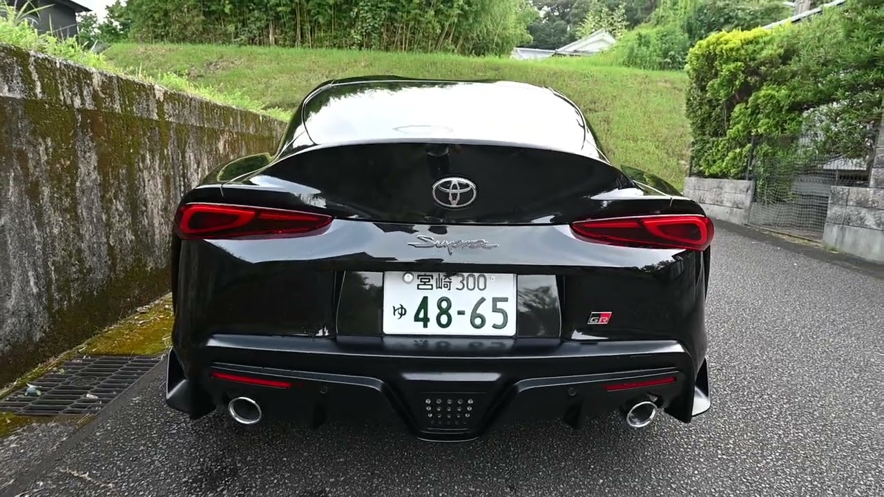 トヨタ　スープラ　SZーR　黒　TOYOTA   SUPRA    SZ-R    BLACK