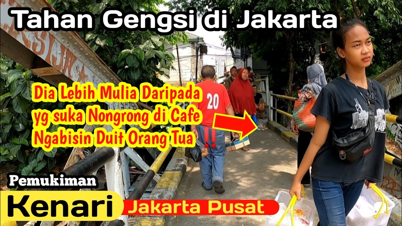 Gang Sempit TERKEREN di Jakarta‼️Pemukiman Kenari Senen Jakarta Pusat