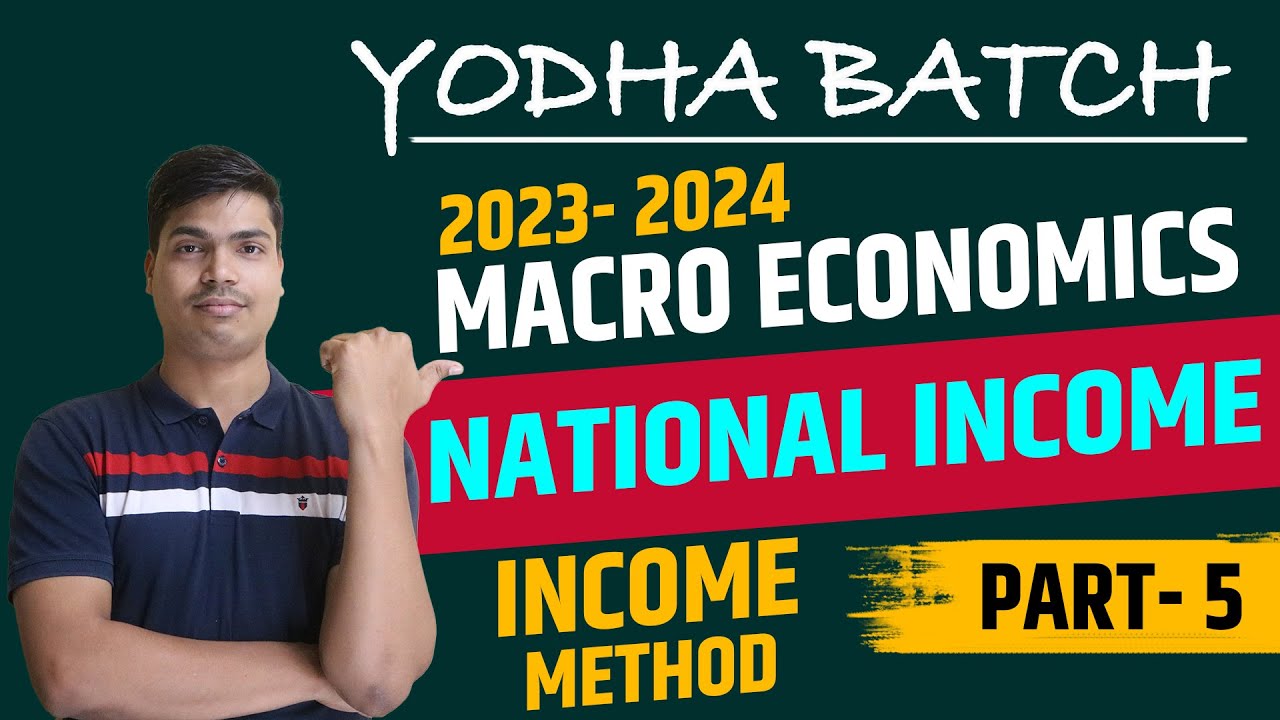 National income and Related Aggregates | Class 12 Macro economics Part 5. Income method Questions